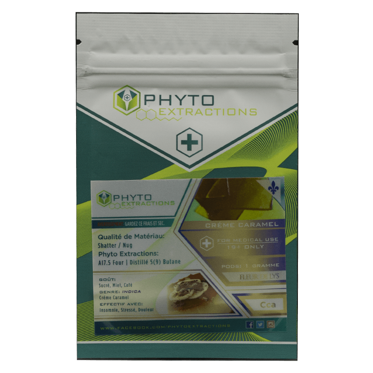 Phyto – Creme Caramel – 1g or 7g | BC Weed Edible Canada