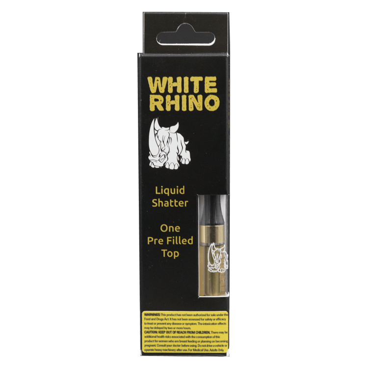 White Rhino – Liquid Shatter Refill Cartridge – Lemon Skunk 1g | BC Weed Edible Canada
