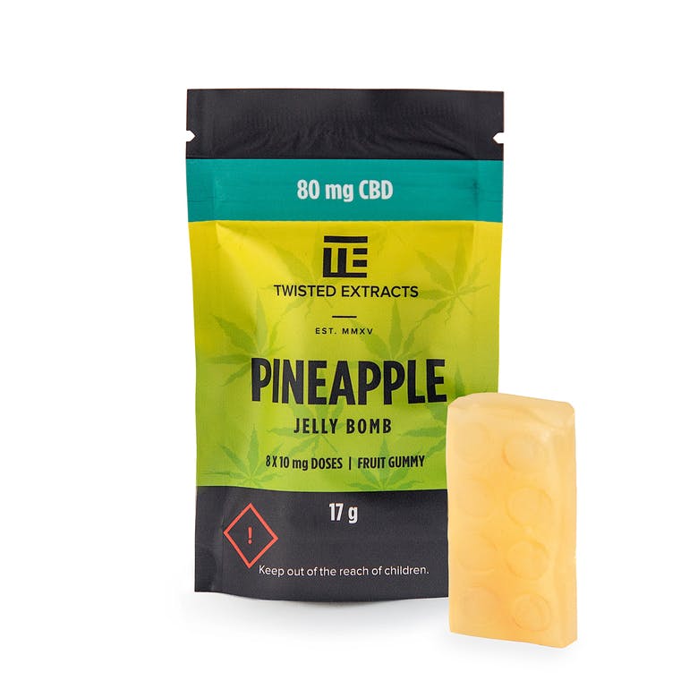 Jelly Bombs – Pineapple | BC Weed Edible Canada