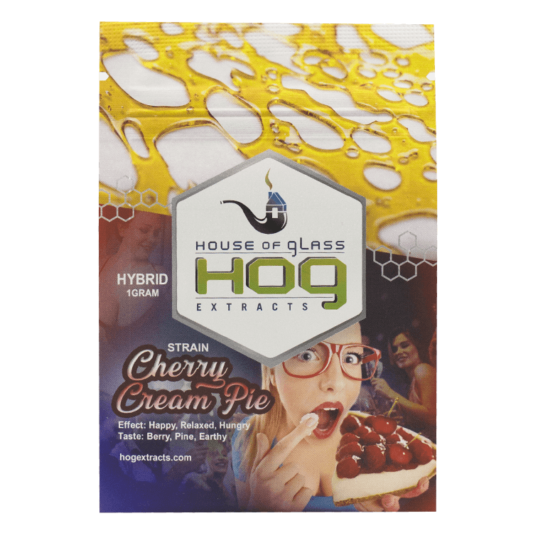 House Of Glass – Shatter – Cherry Cream Pie – 1g or 7g | BC Weed Edible Canada