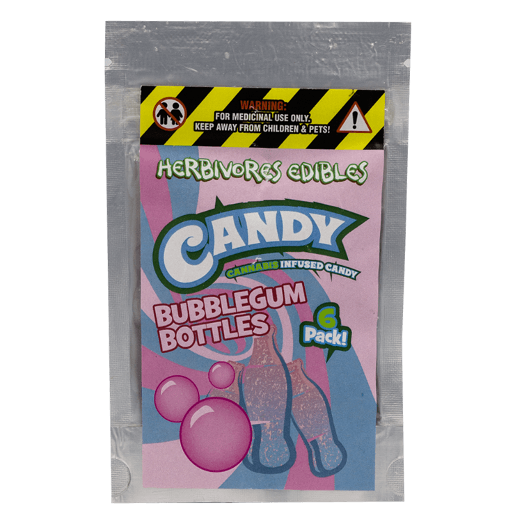 Herbivores Edibles – Bubblegum Bottles | BC Weed Edible Canada