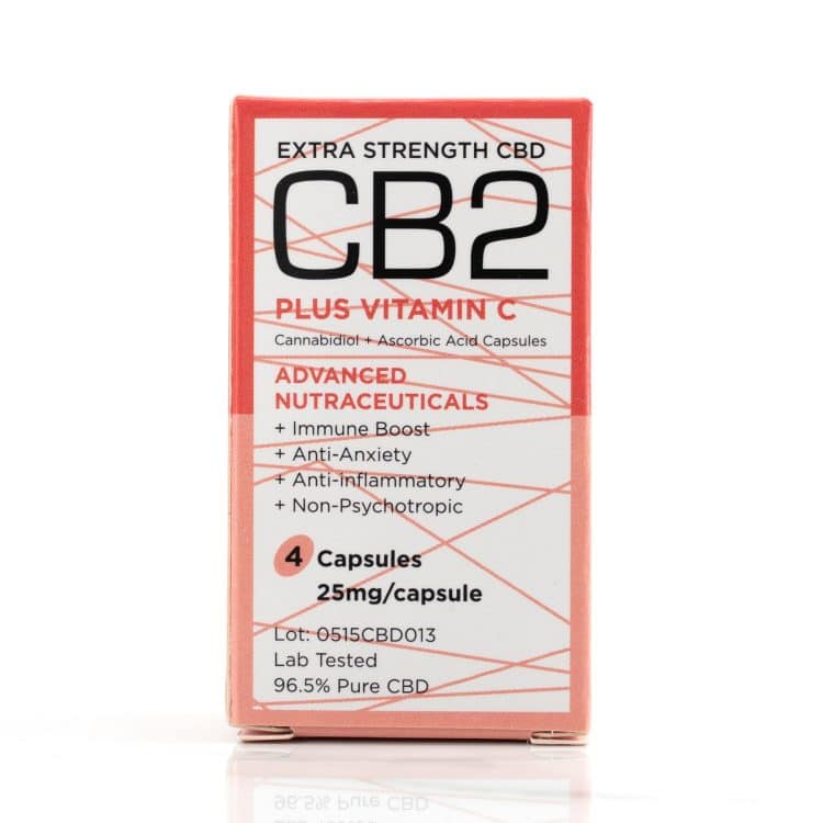 Herb Angels – CB2 Capsules (CBD) – 25mg | BC Weed Edible Canada