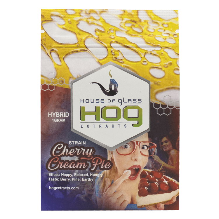 House Of Glass – Shatter – Cherry Cream Pie 1g | BC Weed Edible Canada