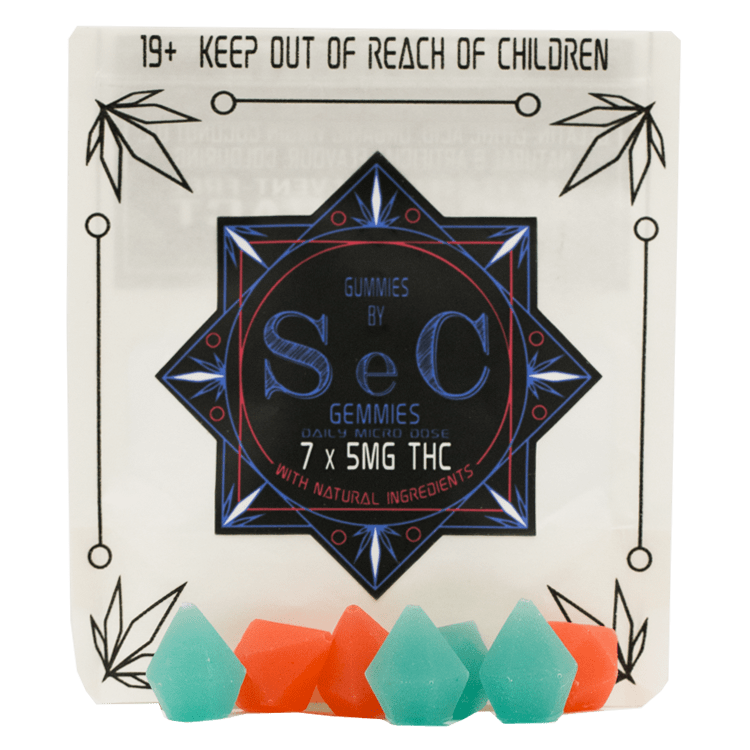 SEC – Gemmies – 35mg THC | BC Weed Edible Canada