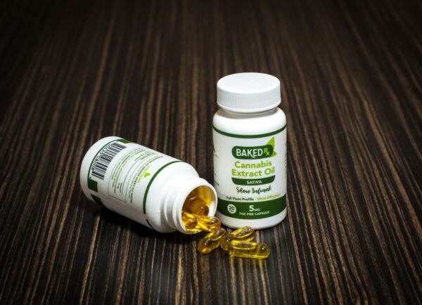 Baked Edibles – Sativa Cannoil Capsules 5mg | BC Weed Edible Canada