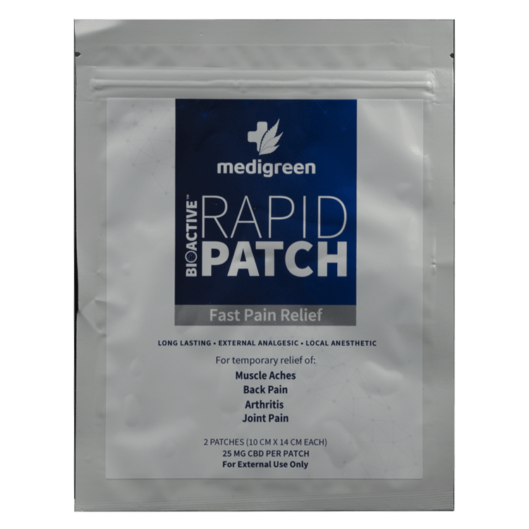 Medigreen Rapid CBD Patch – Fast Pain Relief | BC Weed Edible Canada