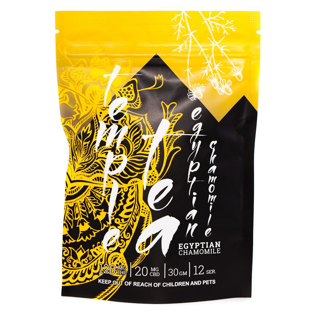 Temple Tea – Egyptian Chamomile – 120mg THC | BC Weed Edible Canada