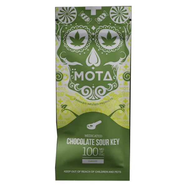 MOTA Edibles – Chocolate Sour Key – 100mg THC | BC Weed Edible Canada