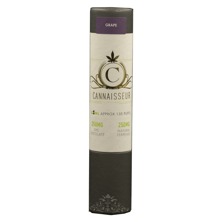 Cannaisseur – Disposable THC Distillate Pen – Grape 0.3ml | BC Weed Edible Canada