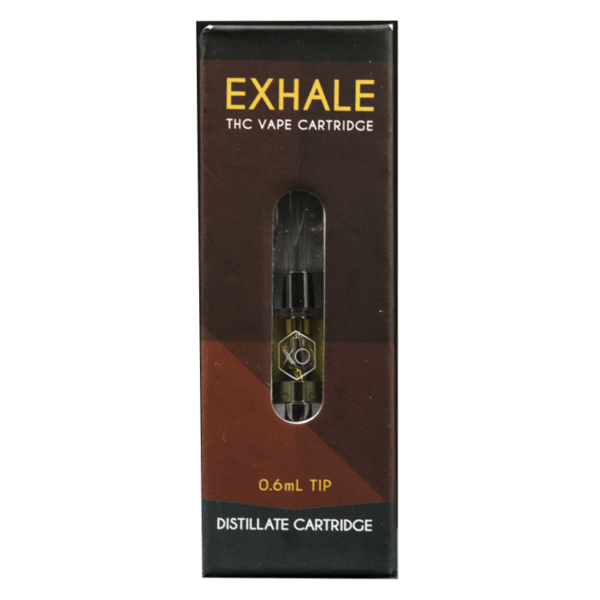 XO Exhale – THC Distillate Refill Cartridge – Banana Kush 0.6ml | BC Weed Edible Canada