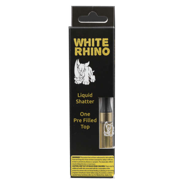 White Rhino – Liquid Shatter Refill Cartridge – Girl Scout Cookies 1g | BC Weed Edible Canada