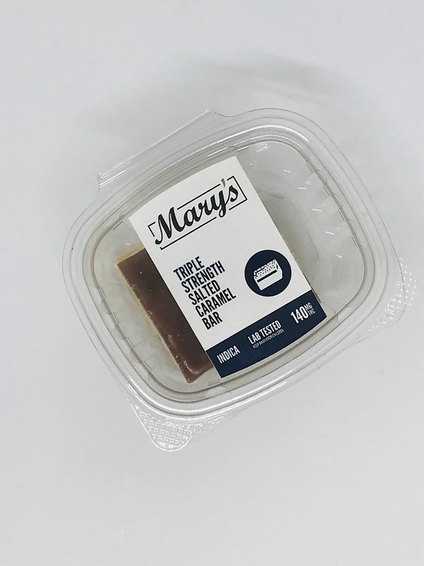 Mary’s Medibles – Triple Strengh Salted Caramel Bar – 140mg THC | BC Weed Edible Canada