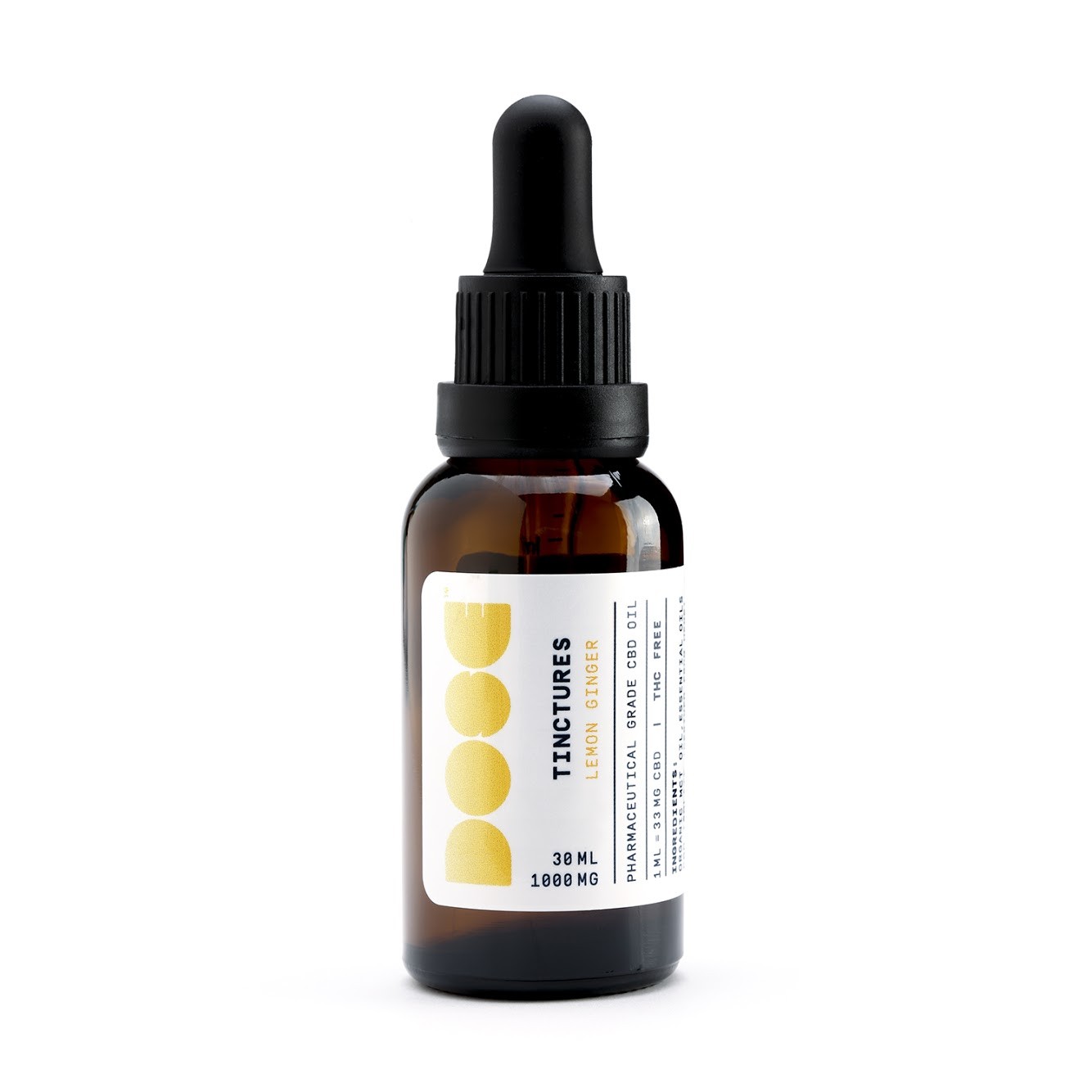 Dose – CBD Tinctures – Lemon Ginger – 1000mg CBD | BC Weed Edible Canada