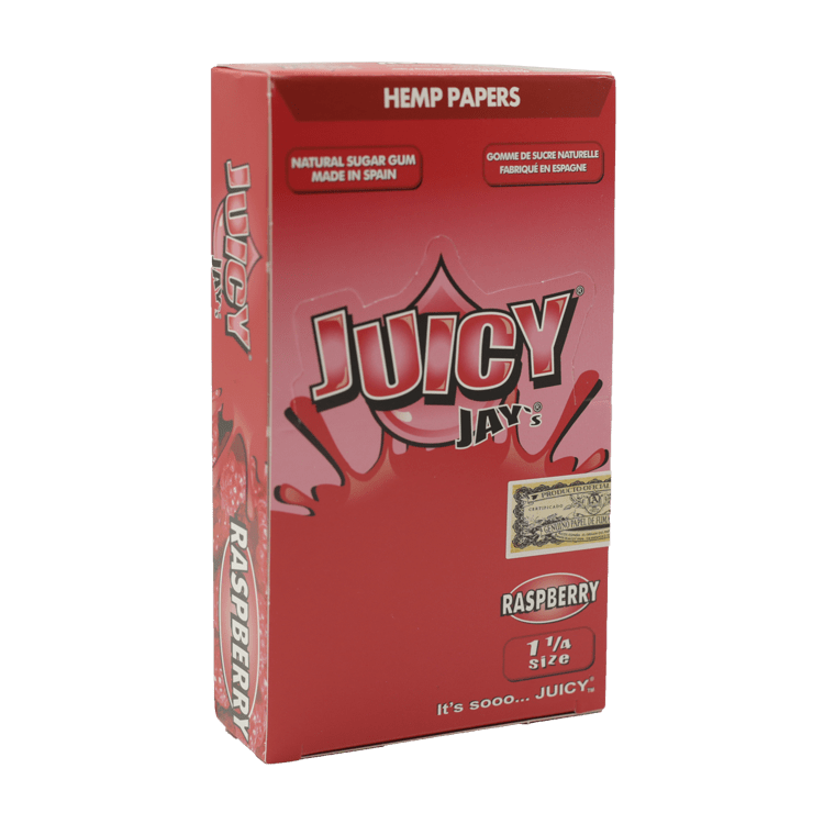 Juicy Jay’s – Hemp Papers (1.25 inch) – Raspberry | BC Weed Edible Canada