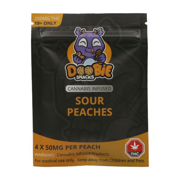 Doobie Snacks – CBD Sour Gummy Bears – 150mg CBD | BC Weed Edible Canada
