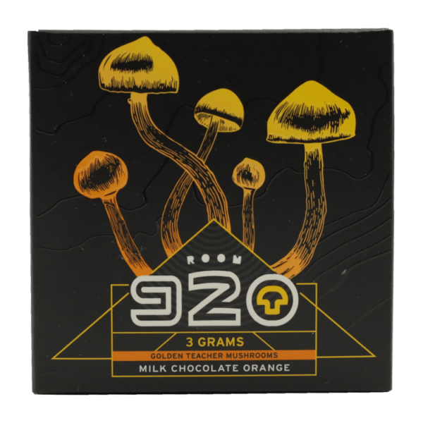 Room 920 - Mushroom Chocolate Bar - Milk Chocolate Orange - 3 grams | Magic Mushrooms Kitchener-Waterloo Canada