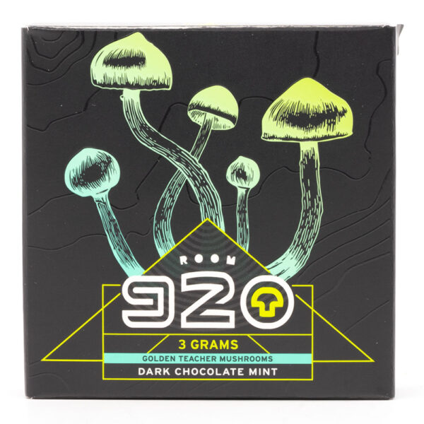 Room 920 - Mushroom Chocolate Bar - Dark Chocolate Mint - 3 grams | Magic Mushrooms Kitchener-Waterloo Canada
