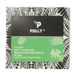 Psilly - Dark Chocolate Bar - Mint & Spirulina | Magic Mushrooms Kitchener-Waterloo Canada