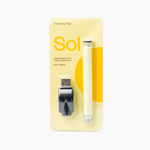 Sol – 400 mAh Vape Battery (510 thread) | BC Weed Edible Canada
