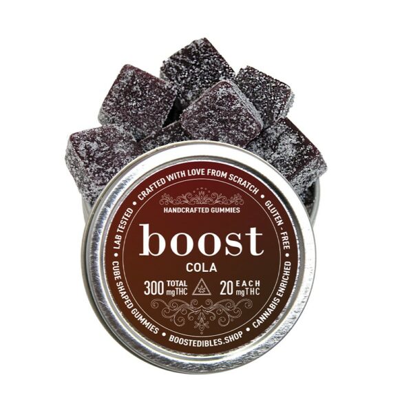 Boost – THC Cola Gummies – 150mg | BC Weed Edible Canada
