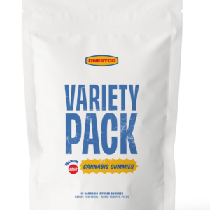 OneStop – Sour Pineapple THC Gummies 500mg | BC Weed Edible Canada