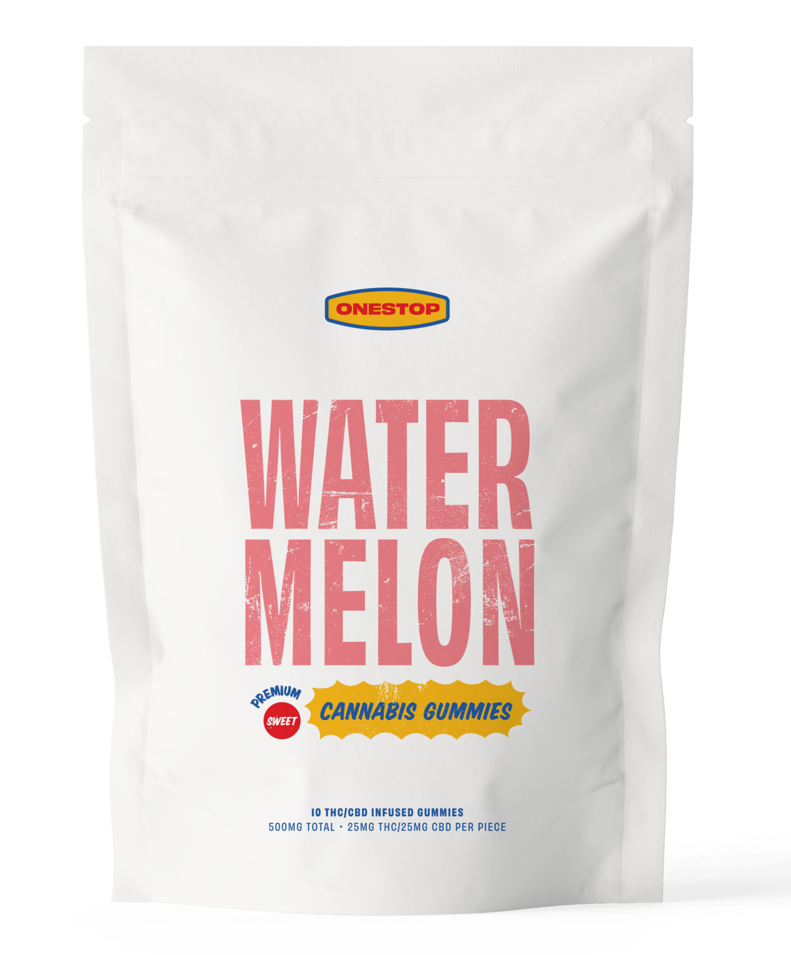 OneStop – Sour Pineapple THC Gummies 500mg | BC Weed Edible Canada